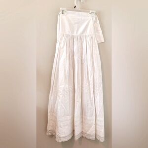 🍼 Vintage 1920s Christening Gown & Blanket Cover Set – Heirloom Baby White Lace